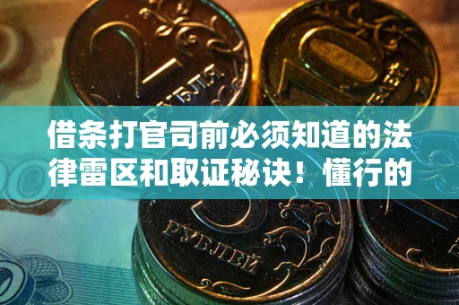 济南借条打官司前必须知道的法律雷区和取证秘诀！懂行的人已经留好这些证据