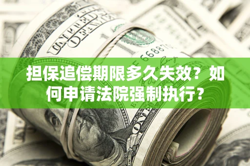 济南担保追偿期限多久失效？如何申请法院强制执行？