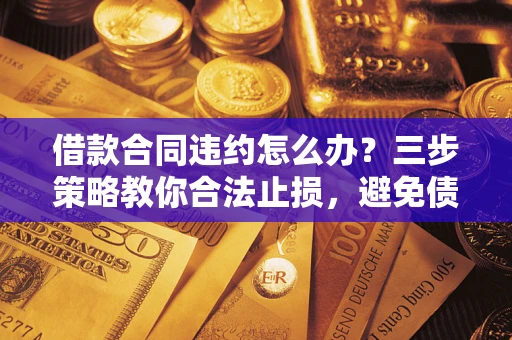 济南借款合同违约怎么办？三步策略教你合法止损，避免债务危机升级